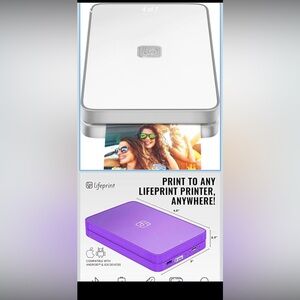 Portable Photo Printer - White